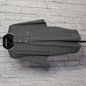 GREG NORMAN 3‎ Button Striped Golf Polo Shirt Large